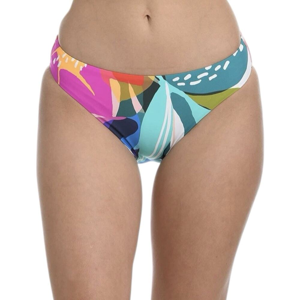 La Blanca Women Size 22W Tropical Standard Hipster Bikini Bottoms Electric Shore